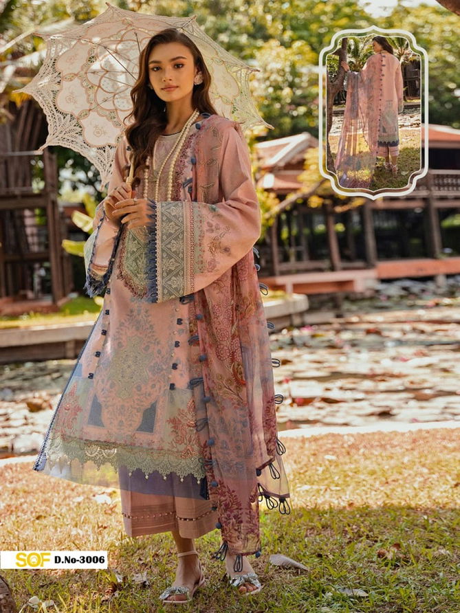 Sof Ayra B Vol 3 Lawn Cotton Pakistani Dress Material Wholesale Market In Surat
